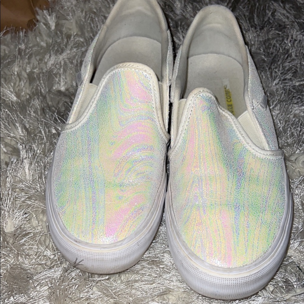 Holographic/iridescent Vans!